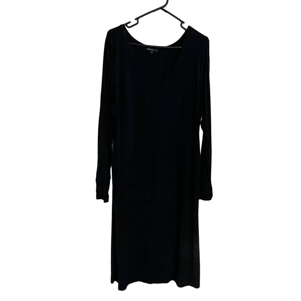 Gap Maternity Black Long Sleeve Dress